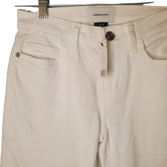 Current Elliott Stilleto Clean White Skinny Jeans - Picture 7 of 11